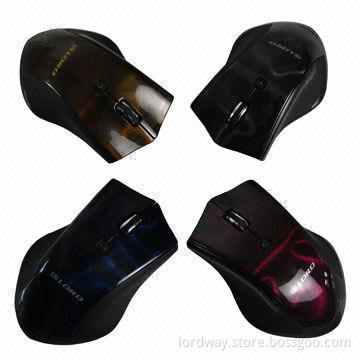 Ergonomic wireless mouse, DPI switch, dimensional process, customized colors are accepted